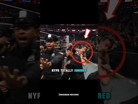 NYPD Ignores Punk Choking Logan Paul on RAW😅