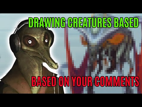 drawing creatures with 4 words