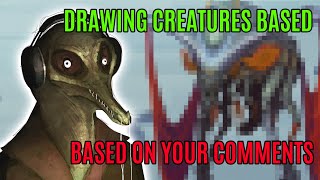 drawing creatures with 4 words