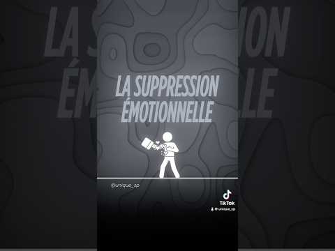 Suppression émotionnelle : #psychologie #santementale #emotionalsuppression