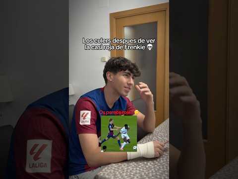 😳 Era ROJA para FRENKIE DE JONG? 💀 #futbol