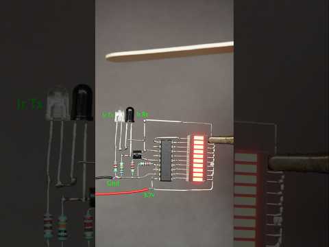 ir distance sensor #experiment #scienceproject