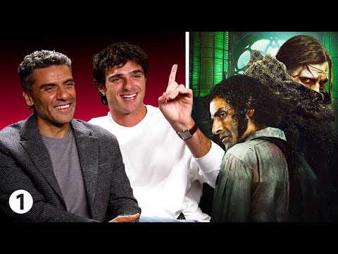"MORE BLOOD!" Oscar Isaac and Jacob Elordi on how making Guillermo Del Toro's Frankenstein was magic