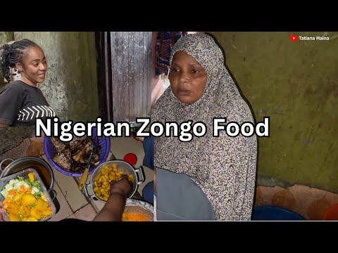 Cooking in the Zongo \ Muslim Community in Nigeria West Africa || Attieke with a Fulani family