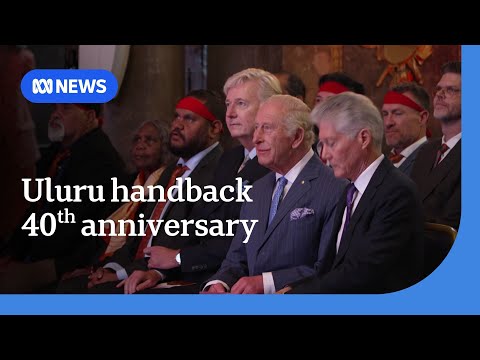 YouTube video thumbnail: King Charles Commemorates 40th Anniversary of Uluru Handback 