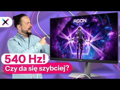 MONITOR DO EKSTREMALNEGO GRANIA? ⚡ Recenzja AOC AGON PRO AG246FK 🏎️💨