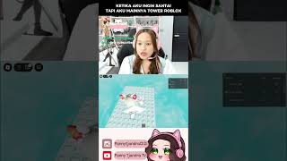 😭😭😭salah pilih game untuk santai #fannytjandraedit #roblox #obby