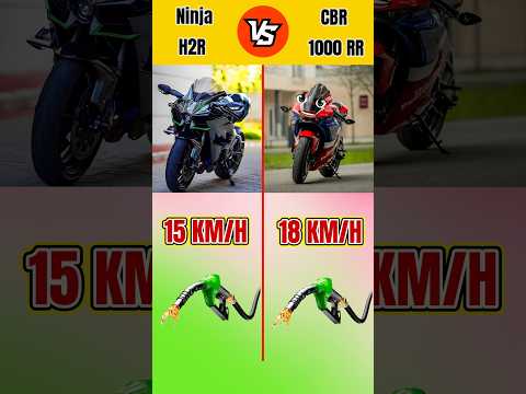 Ninja H2R VS CBR 1000 RR| Full Comparison|#shortsfeed #ninjah2r #cbr1000rr #comparison #vs