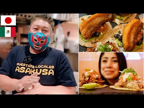 Comiendo Tacos en JAPON! FUKUMEN! Japonés se enamora de Mil Mascaras.