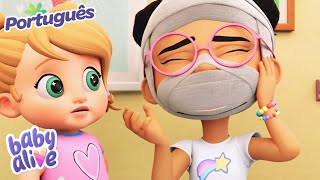 Dor de dente do Avery! 🪥🦷 Vídeos para bebés 🍼 Baby Alive em Português ✨ Desenhos animados