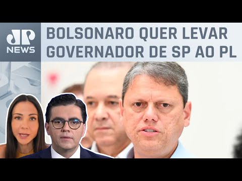 Tarcísio convida apoiadores para evento do Republicanos; Amanda Klein e Cristiano Vilela comentam