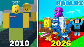 PANDU DAN PAK UNAT COBAIN SEMUA EVOLUSI GAME ROBLOX DARI TAHUN 2011 SAMPAI 2016!!