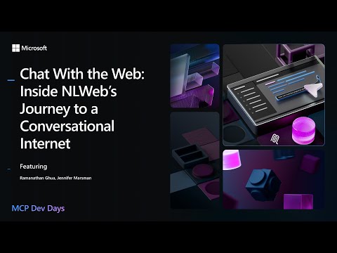 Chat With the Web: Inside NLWeb’s Journey to a Conversational Internet