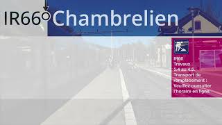 BLS Ansagen • IR66 • La Chaux-de-Fonds – Chambrelien (travaux)