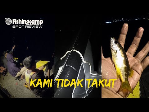 DITEROR BADAI DAN JIN BERWUJUD ULAR || FISHINGCAMP INDONESIA SPOT REVIEW