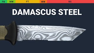 Ursus Knife Damascus Steel Wear Preview