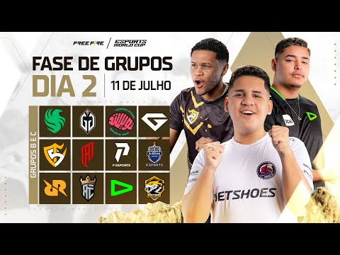 EWC: FREE FIRE | RODADA 2 - COPA DO MUNDO DE ESPORTS 🏆 #FREEFIRE