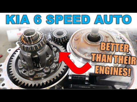 A Transmission that Outlasts the Car! Kia Hyundai 6 speed Automatic Teardown!