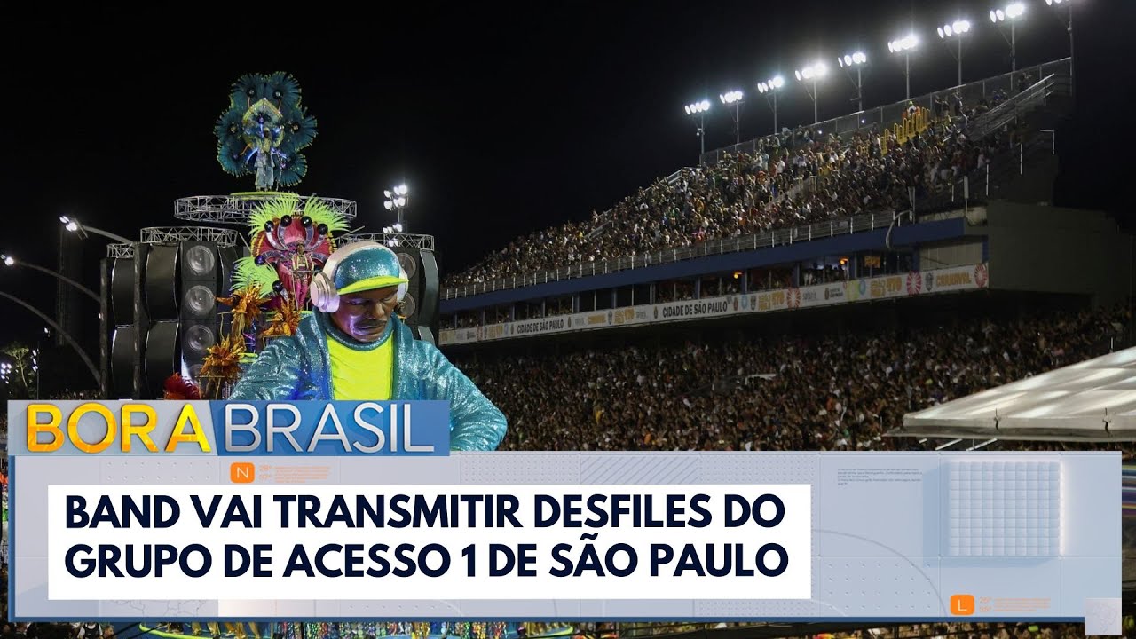 Band vai transmitir desfiles do Grupo de Acesso 1 de São Paulo