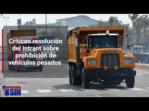 Intrant prohíbe paso de vehículos pesados al centro de la ciudad