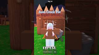 How to make a auto crock pot in 99 nights in the forest Roblox #roblox