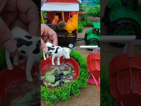 mini tractor video mini water pump science project #ytshorts #cartoon #tractor