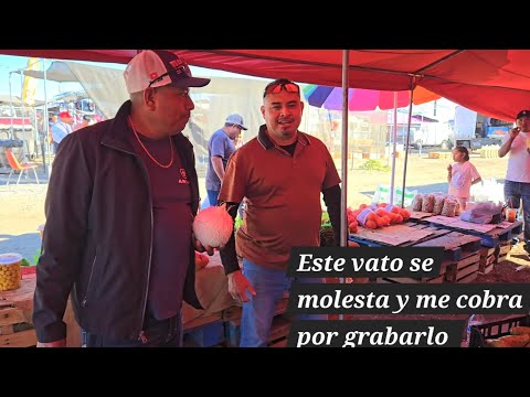 El Vato de este puesto me cobra por grabarlo aqui están las palabras en el  video lo que dijo