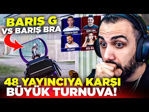 BARIŞ G VS BARIŞ BRA 😱 YENİ MODDA YAYINCILAR ARASI BÜYÜK TURNUVA!! | PUBG MOBILE