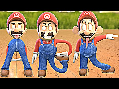 Alphabet with Mario broken bones All Parts (A - Z)