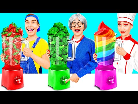 Me vs Grandma Cooking Challenge | Who Wins the Cooking War by PaRaRa Challenge