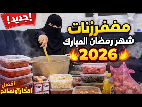 مفرزنات شهر رمضان المبارك 🌙 2026 