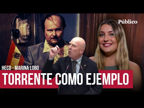 El diputado de Vox y su loco discurso elevando a Torrente a la categoría de ejemplo patrio