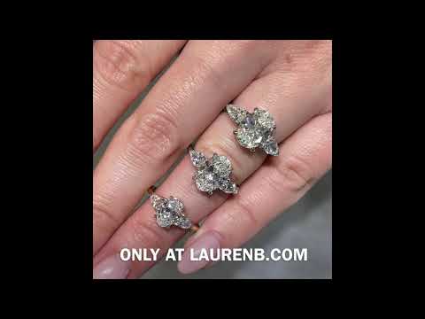 Three-Stone Oval Engagement Ring Comparison: 1.5, 2.5 and 3.5 sizes