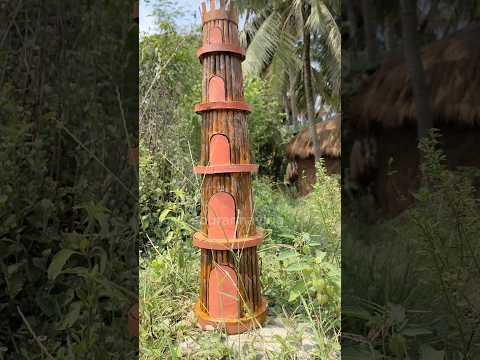 প্রজেক্ট হিসাবে বানাতে হবে qutub minar এর মডেল 🤔#art #clay #craft #shorts #viralvideo #minivlog