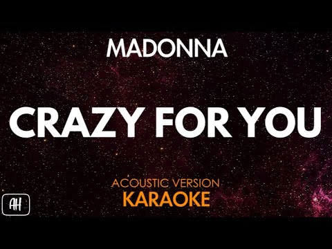 Madonna – Crazy For You (Karaoke/Acoustic Version)