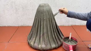 Amazing Idea From Cloth and Cement  How To Make A Beautiful Coffee Table And Chairs   Cloth Table