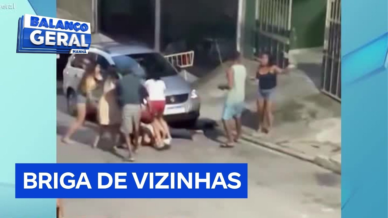 Vizinhas armam barraco em rua da Grande São Paulo e dão versões diferentes para a briga