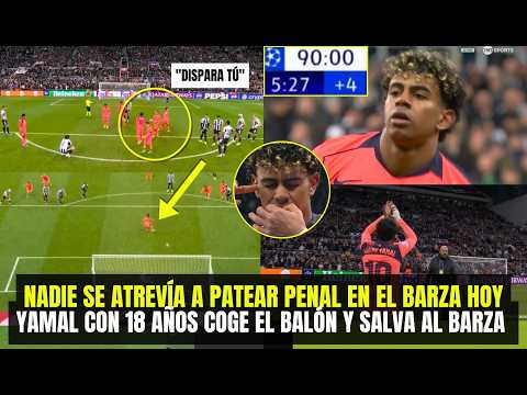 ESTO PASÓ EN PENAL BARZA AL 95´ NADIE QUERÍA PATEAR YAMAL 18 AÑOS COGE EL BALÓN Y ESTO PASÓ