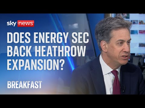Green v Growth: Has energy secretary Ed Miliband changed his mind on Heathrow?