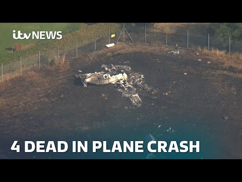 Four people dead in Southend plane crash | ITV News