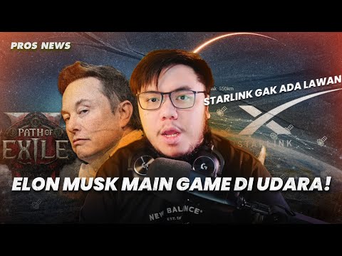 Hanya Elon Musk yang bisa LIVE Main Game Di Pesawat Pribadi! #PROSNews