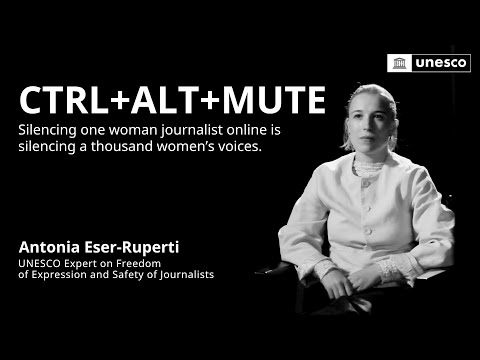YouTube video thumbnail: AI is Amplifying Online Violence Against Women Journalists