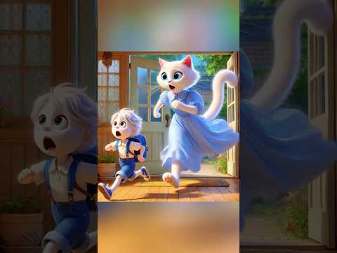 Little Cat Got Late For school #cat #catvideos #cutecat
