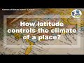 Solar Radiation and Latitude Concepts