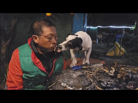 [목살, 주꾸미] 불맛이 쳐직이는 갈대에 구워 먹습니다