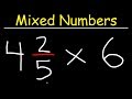 Multiplying Mixed and Whole Numbers Mastery