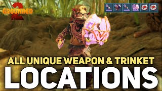 Grounded 2 - All 6 Unique Weapons & Trinkets Where To Find Them