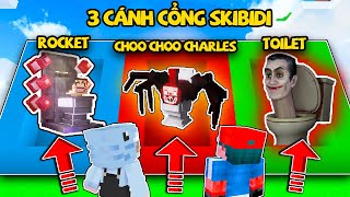 Cá Mập Vượt 3 Cánh Cổng Skibidi Rocket, Choo Choo Charles, Toilet Sẽ Như Thế Nào Trong Minecraft