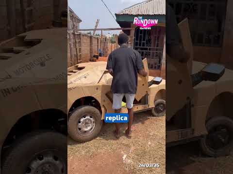 Teen makes Lamborghini out of cardboard | ITV News