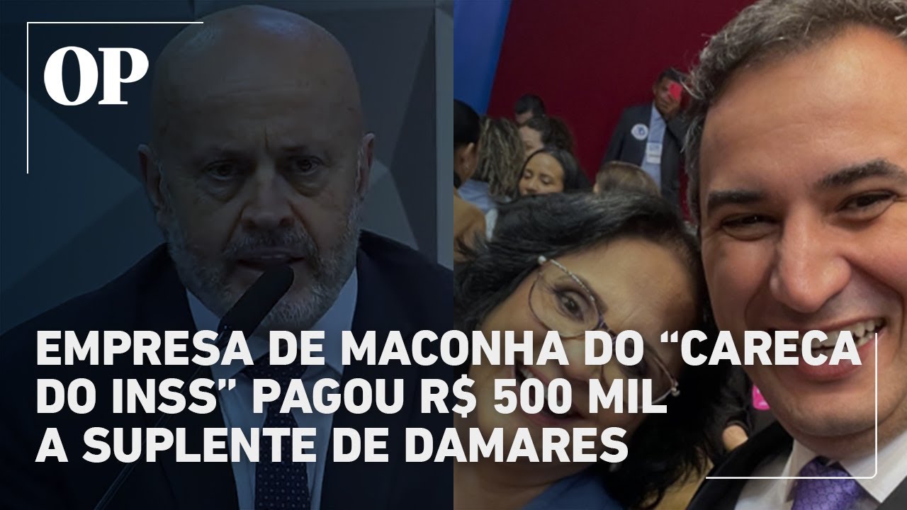 Suplente de Damares recebeu R$ 500 mil de empresa de maconha do Careca do INSS